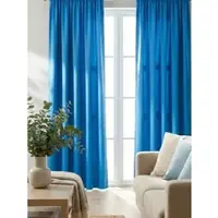 Wirth Vorhang "Dim out" Gr. 8, blau, B:145cm H:300cm, Polyester, Gardinen, Vorhang