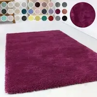 Esprit Hochflor-Teppich "Relaxx ESP-4150" Gr. 4, lila (pink, violett), B:160cm H:25mm L:230cm, Kunstfaser, Teppiche, Hochflor-Teppich, Wohnzimmer, sehr große Farbauswahl, weicher dichter Hochflor