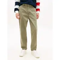 Tommy Hilfiger Chinohose TOMMY JEANS "SONNY", Herren, Gr. 36, Länge 32, utility sage, Web, Obermaterial: 96% Baumwolle, 4% Elasthan, Hosen Chinohose, Tapered Fit