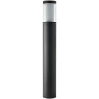 LCD Wegeleuchte 1312, graphit, Höhe 100 cm, Metall, IP65, E27