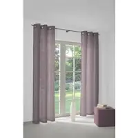 Wirth Vorhang "Sunday" Gr. 5, lila, B:141cm H:255cm, Jacquard, Baumwolle, Polyester, Gardinen, Vorhang, nach Maß