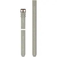 Garmin Quickfit 20 Mm Silikonarmband Silber Silber One Size