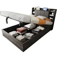 OKWISH Esszimmertisch，Runder Esstisch mit goldenen Beinen ，Couchtisch für 4-6 Personen，aus MDF，für 4-6 Personen，Weiß&Gold