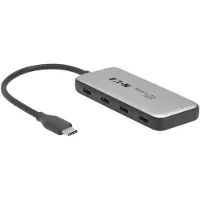 Eaton Tripp Lite U460-004-4C-G2C, USB 3.2 Gen 2 (3.1 Gen 2) Type-C, USB Typ-C, 10000 Mbit/s, Grau, 1 Stück(e)