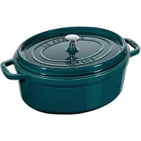 Staub Cocotte Gusseisen Oval 33cm La Mer