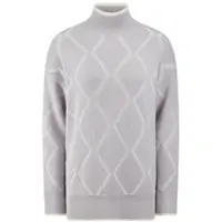 Basler Long-Strickpullover grau, 48