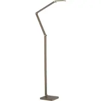 Paul Neuhaus Stehlampe SAMSKY, dimmbar, bronze / altmessing, für Wohn- / Esszimmer, Aluminium, Modern, Stehlampe