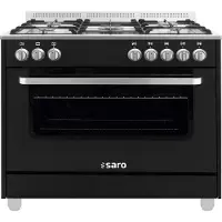Saro Multifunktionsherd Gas/Elektro / Modell TS95C61LNE schwarz