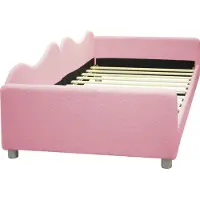 Sweiko Kinderbett Polsterbett 90*200cm, Schlafsofa Bettgestell Teddystoff Multifunktionales weiches Bett mit Rückenlehne und Armlehnen Jugendbett