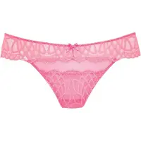 LASCANA String "Cara", Damen, Gr. 48/50, Spitze, pink, Spitze, Obermaterial: 87% Polyamid, 13% Elasthan, körpernah, Unterhosen String, aus dezent transparenter Spitze, anteilig aus recyceltem Material