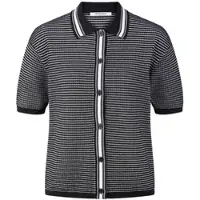 Peter Hahn Polo-Strickjacke schwarz
