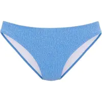 s.Oliver Bikini-Hose "Oana", Damen, Gr. 44, N-Gr, blau, Microfaser, Strukturmuster, Badehosen Bikini-Hose, mit Strukturmuster, Topseller