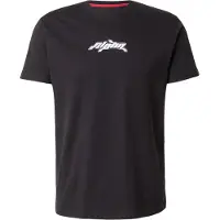 Alpha industries T-Shirt "3D Wavy Backprint T-Shirt", Herren, Gr. M, schwarz, Obermaterial: 100% Baumwolle, Shirts T-Shirt