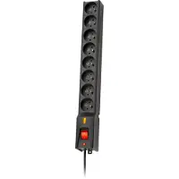 LESTAR 1966004062, 5 m, Drinnen, Schwarz, 230 AC-Ausgänge, 230 V, 50 Hz