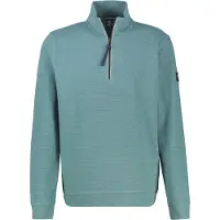 Lerros Sweatshirt "Troyer in Sweatqualität aus Strickmaterial"