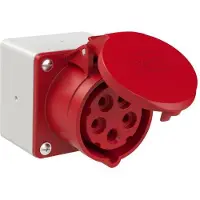 Pce Surface outlet 16A 5p 6h IP44