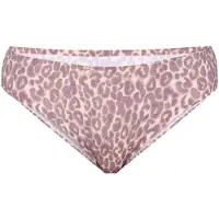 JOOP! Slip JOOP "Sensation AOP", Damen, Gr. 42, braun (braunie), Single Jersey, Obermaterial: 85% Polyamid, 15% Elasthan, körpernah, Unterhosen Slip, im Animal-Design