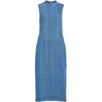 Vila Midi Jeanskleid