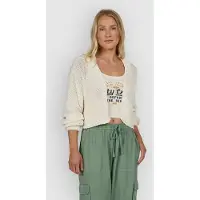Salty Crew Navigator Cardigan off white (OFF) XL
