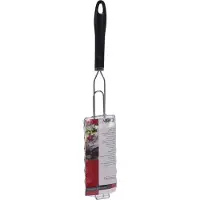 Northio ORION Würstchenhalter / Schaschlikshalter / Grillrost ZUM GRILLEN VON BRATWÜRSTCHEN UND SCHASCHLIKS verschließbar mit Handgriff