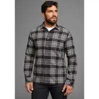 Man'S World Flanellhemd , Herren, Gr. L (41/42), N-Gr, schwarz (anthrazit kariert), Flanell, Obermaterial: 100% Baumwolle, kariert, regular fit, Hemden Flanellhemd, mit Brusttasche