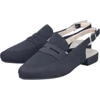 Rieker Damen flache Pumps mit Riemchen 43170, Größe:40 EU, Farbe:Blau