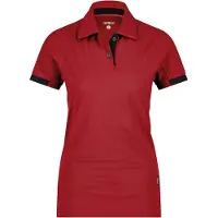 Dassy Poloshirt Traxion Next Women 710085 PESRE44 Gr. S rot/schwarz