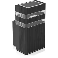 Eko-Light Vini Außenwandleuchte schwarz IP54 1xGU10