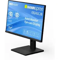 Hannspree Hybri Monitor EB241CJB, 60,5 cm (23.8"), 1920 x 1080 Pixel, Full HD, LCD, 6 ms, Schwarz