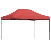 Syfax Partyzelt Faltbar Pop-Up Burgunderrot 410x279x315 cm