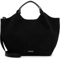 Emily & Noah Shopper "Shopper E&N Jeanna", Damen, Gr. B/H/T: 52cm x 30cm x 14cm 0, schwarz (schwarz 100), Polyester, Taschen Shopper