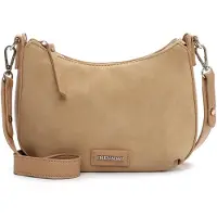 Emily & Noah Umhängetasche "Umhängetasche E&N Jeanna", Damen, Gr. B/H/T: 26cm x 18cm x 11cm 0, beige (sand 420), Polyester, Taschen Umhängetasche