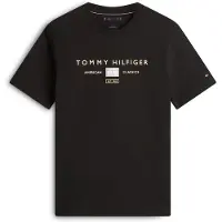 Tommy Hilfiger T-Shirt Brand Love MW0MW42365 Schwarz Regular Fit