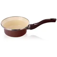Orion BROWN Emaille-Kochtopf 12 cm, 350 ml