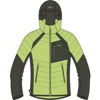 CMP MAN Jacket Hybrid FIX Hood mela (E406) 48