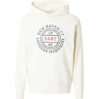 Gant für Herren. 2067110 Grafisches beigefarbenes Sweatshirt (L), Lässig, Baumwolle