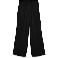 Vero Moda Schlupfhose "VMKATIE LOOSE PANT WVN NOOS", Damen, Gr. L (40), N-Gr, schwarz, Web, Obermaterial: 90% Viskose, 10% Polyester, unifarben, lang, Hosen Schlupfhose, Materialmix