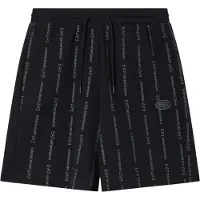 EA7 für Herren. 7M001393_AF12660 Graphic Series Shorts schwarz (S), Lässig, Baumwolle, Kurzarm