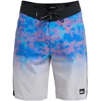 Quiksilver Boardshorts "Highline Printed 20", Herren, Gr. 31SM, Normalgrößen, nebulas blau fade reflection, Obermaterial: 51% Polyester, 37% Polyester, 12% Elasthan., Hosen Boardshorts