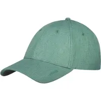 Lerros Baseball Cap "Basecap in Fischgrätstruktur, unifarben", Herren, Gr. Normalgrößen, grün (soft teal), Baumwolle, Caps Baseball Cap