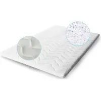 Letti Gel Latex Topper 180x200 Höhe 10 сm Härtegrad H2 mittelfest bis 95 kg (RG 65 kg)