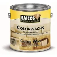 Saicos Colorwachs, Holzwachs, silbergrau, Hochwertige Farbe auf Naturöl-Basis für Holz im Innenbereich, 2,5 l - Dose