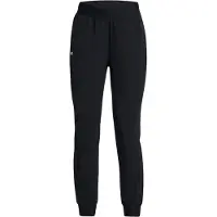 Under Armour Armoursport High Rise Woven Hosen Schwarz L / Regular Frau Schwarz L