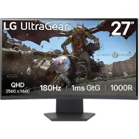 LG 27GS60QX-B, 68,6 cm (27"), 2560 x 1440 Pixel, Quad HD, LCD, 1 ms, Schwarz