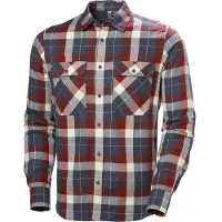 Helly Hansen Lokka Flannel LS Shirt alpine frost box stripe pl (860) M