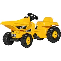Rolly Toys Tretfahrzeug "rollyKid, CAT", gelb, Tretfahrzeuge, KinderB:44cm H:52cm T:93cm, Kunststoff, Tretfahrzeug, Dumper, B:44cm H:52cm T:93cm