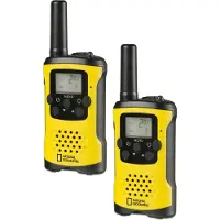 Bresser Kinder-Walkie-Talkies – National Geographic – Reichweite 6 km – Freisprechfunktion