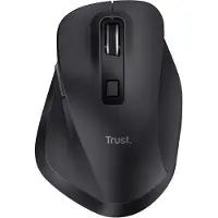 Trust Fyda, Rechts, Optisch, RF Wireless + Bluetooth, 2400 DPI, Schwarz