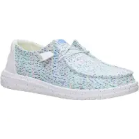 HeyDude Damen Wendy Stretch Speckle Freizeitschuh White/Multi 39