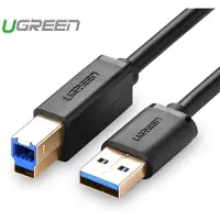 UGREEN 10372, 2 m, USB A, USB B, USB 3.2 Gen 1 (3.1 Gen 1), Schwarz